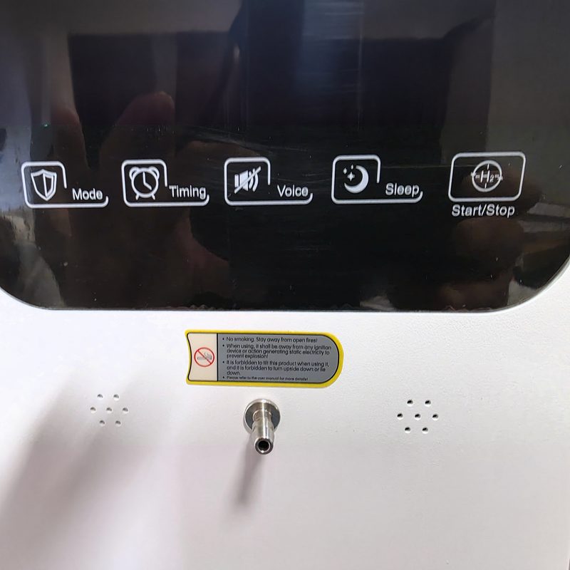Hydro Nova 3000 control buttons: Mode, Timing, Voice, Sleep and Start/Stop